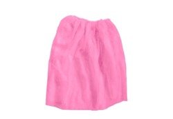 Gynaecological skirt for patients, fleece, disposable