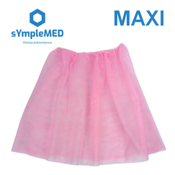 Gynaecological skirt for patients, fleece, disposable