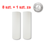 Cellulose couch cover, white, 2-layered, pieces 50x38cm, ROLL