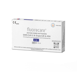 Test COMBO Fluorecare 4 w 1 SARS-CoV-2, grypa A/B, RSV