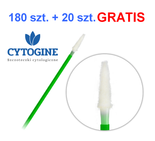 Szczoteczka cytologiczna AMED CYTOGINE, typ-3 (prosta, super soft) 180 szt. + 20 szt. GRATIS