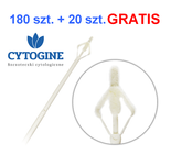 Szczoteczka cytologiczna AMED CYTOGINE, typ-4 (wachlarz, super soft) 180 szt. + 20 szt. GRATIS