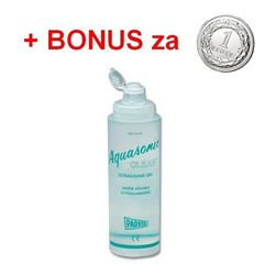 Żel do USG Aquasonic Clear (przezroczysty) 0,25 L + BONUS za 1 zł