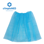 Gynaecological skirt for patients, fleece, disposable