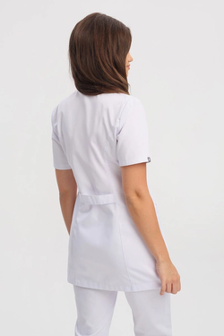 Women`s apron, short (long or short sleeve)