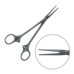 KOCHER forceps, curved (for IUD removal), disposable, sterile
