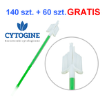 Szczoteczka cytologiczna AMED CYTOGINE, typ-2B (wachlarz z tubą) 140 szt. + 60 szt. GRATIS