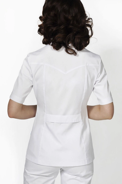 Women`s apron, short (long or short sleeve)