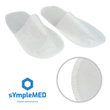 Protective slippers for patients, non-woven, disposable