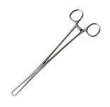 KOCHER forceps, curved (for IUD removal), disposable, sterile