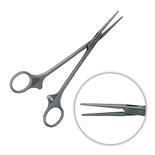 KOCHER forceps, curved (for IUD removal), disposable, sterile