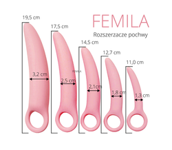 ZESTAW: Rozszerzacze pochwy Dilatory pochwy FEMILA z uchwytem + FemiGlove za 10 zł