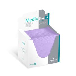 Podkład medyczny foliowany składany w kostkę MedixPro 33x48 cm