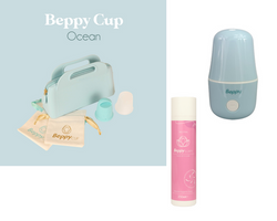 ZESTAW Kubeczek menstruacyjny Beppy Cup (kpl 2 szt) + Mydło + Sterylizator